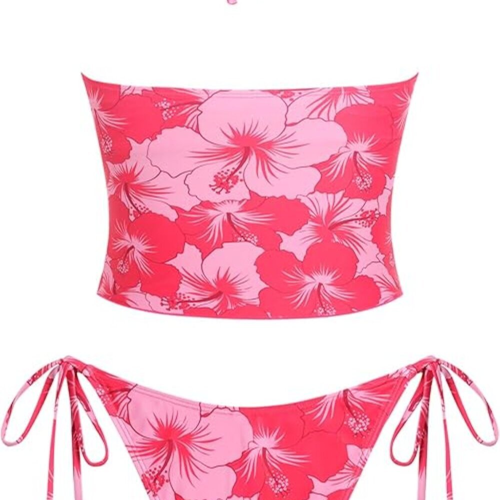 ZAFUL Floral Twist Bikini Set - Picture 3 of 8